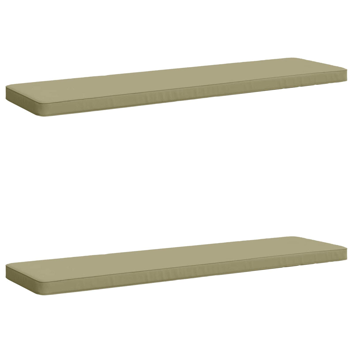 2-delige Bankkussens VUGHT 2 st 100% Polyester Lichtgroen