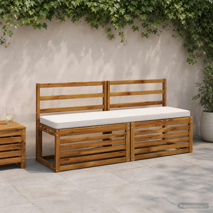 1-delig Bankkussen VUGHT 100% Polyester Wit 140 x 40 x 5 cm