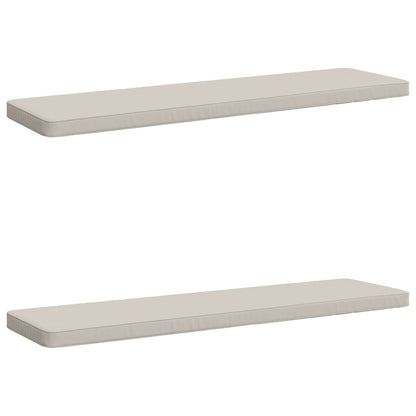 2-delige Bankkussens VUGHT 2 st 100% Polyester Wit