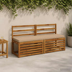 Bankkussen 140x40x5 cm polyester zand