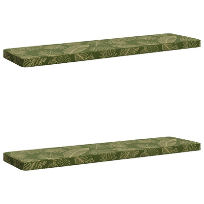 2-delige Bankkussens VUGHT 2 st 100% Polyester Bladontwerp