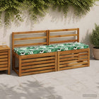 Bankkussen VUGHT 100% polyester groen bladpatroon