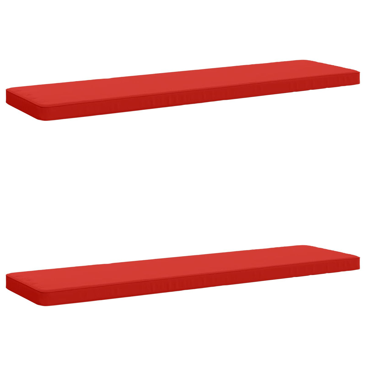 2-delige Bankkussens VUGHT 2 st 100% Polyester Rood