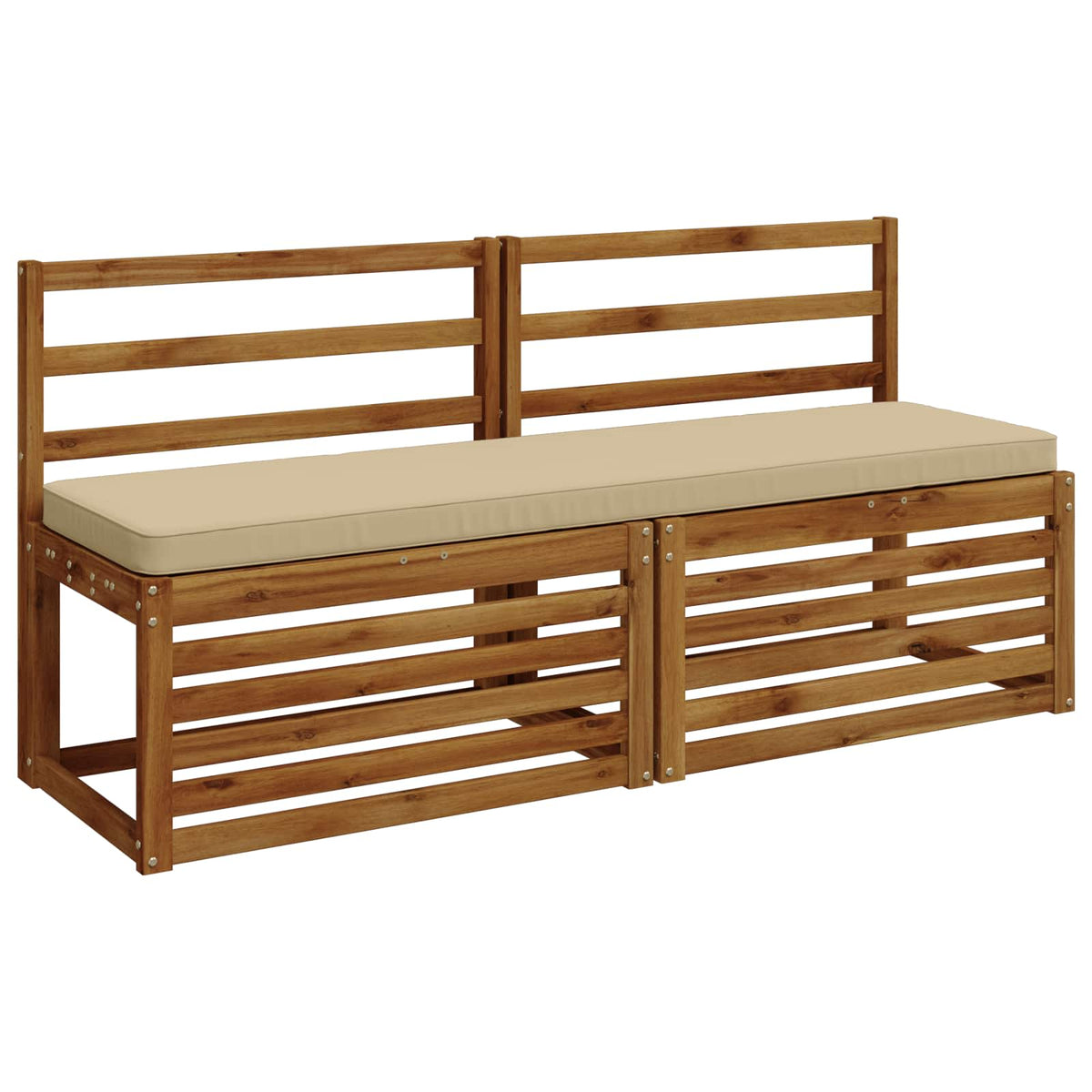 1-delig Bankkussen VUGHT 100% Polyester Beige 150 x 40 x 5 cm