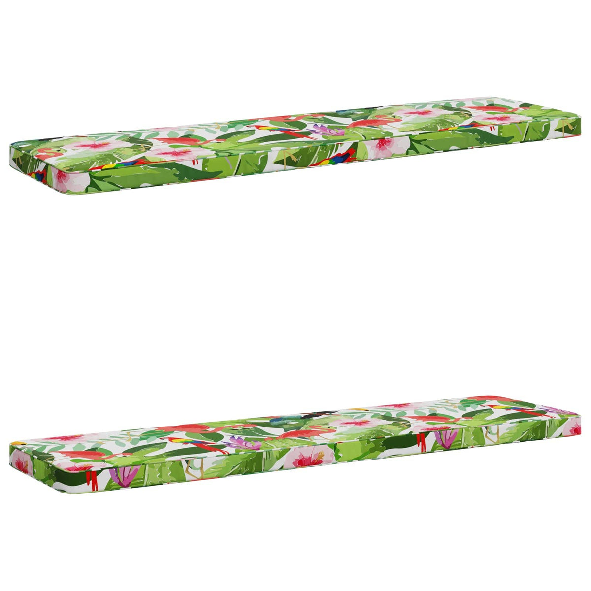 2-delige Bankkussens VUGHT 2 st 100% Polyester Meerkleurig