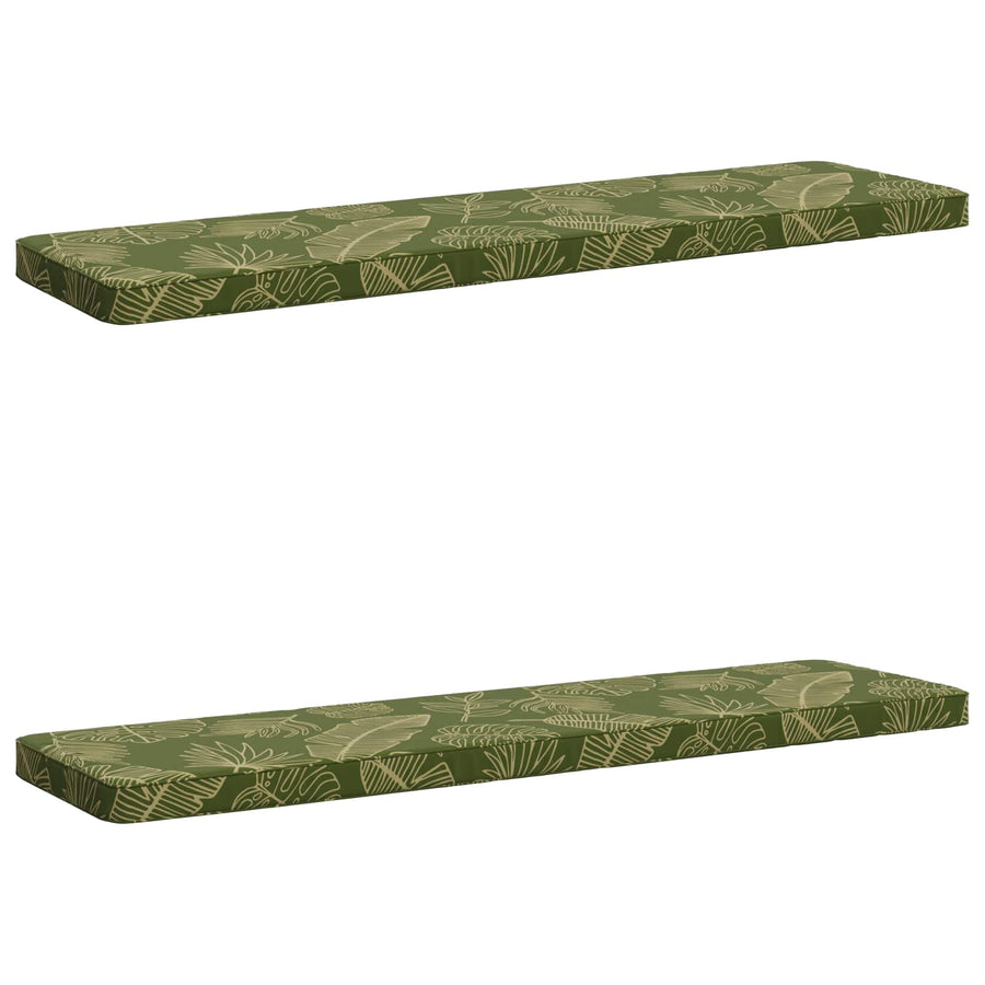 2-delige Bankkussens VUGHT 2 st 100% Polyester Bladontwerp