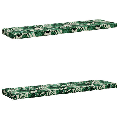 2-delige Bankkussens VUGHT 2 st 100% Polyester Bladpatroon
