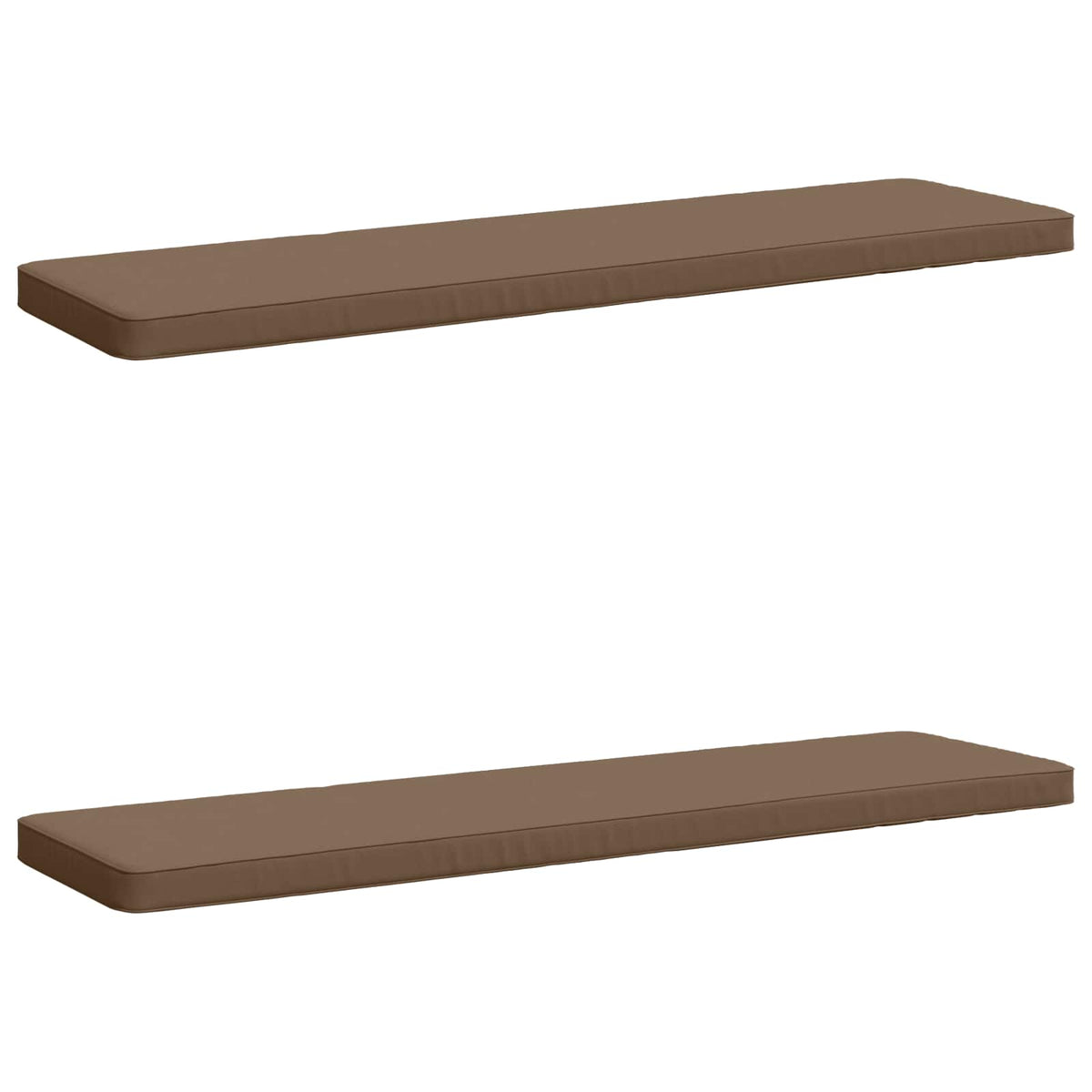 2-delige Bankkussens VUGHT 2 st 100% Polyester Taupe