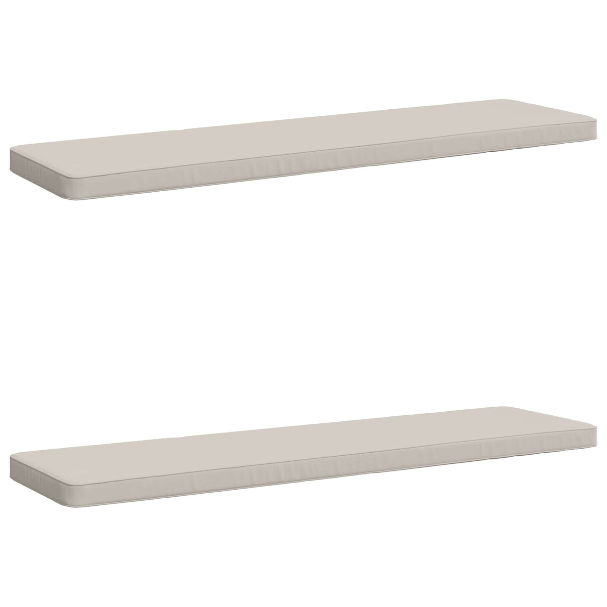 2-delige Bankkussens VUGHT 2 st 100% Polyester Wit