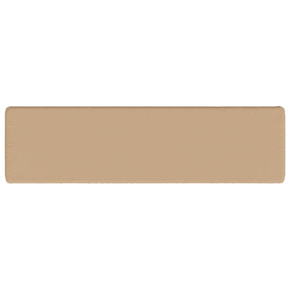 1-delig Bankkussen VUGHT 100% Polyester Zand 160 x 40 x 5 cm