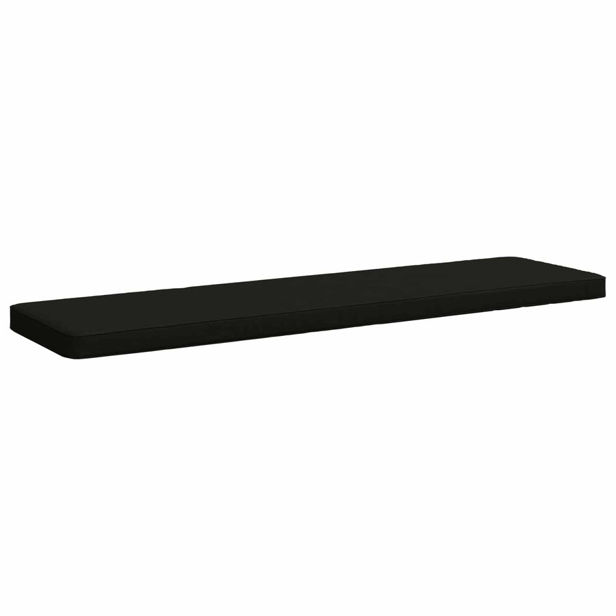 1-delig Bankkussen VUGHT 100% Polyester Zwart 160 x 40 x 5 cm