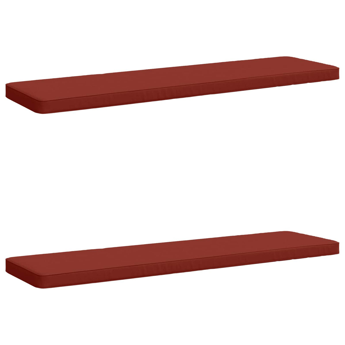 2-delige Bankkussens VUGHT 2 st 100% Polyester Rood