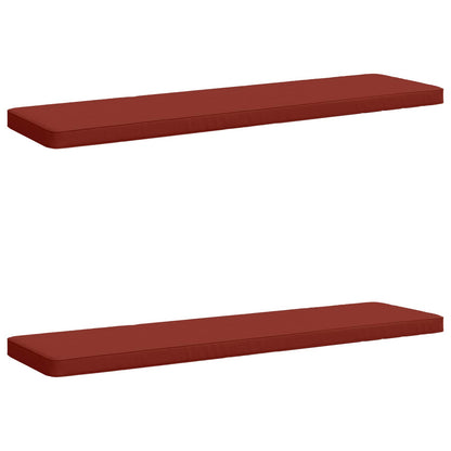 2-delige Bankkussens VUGHT 2 st 100% Polyester Rood