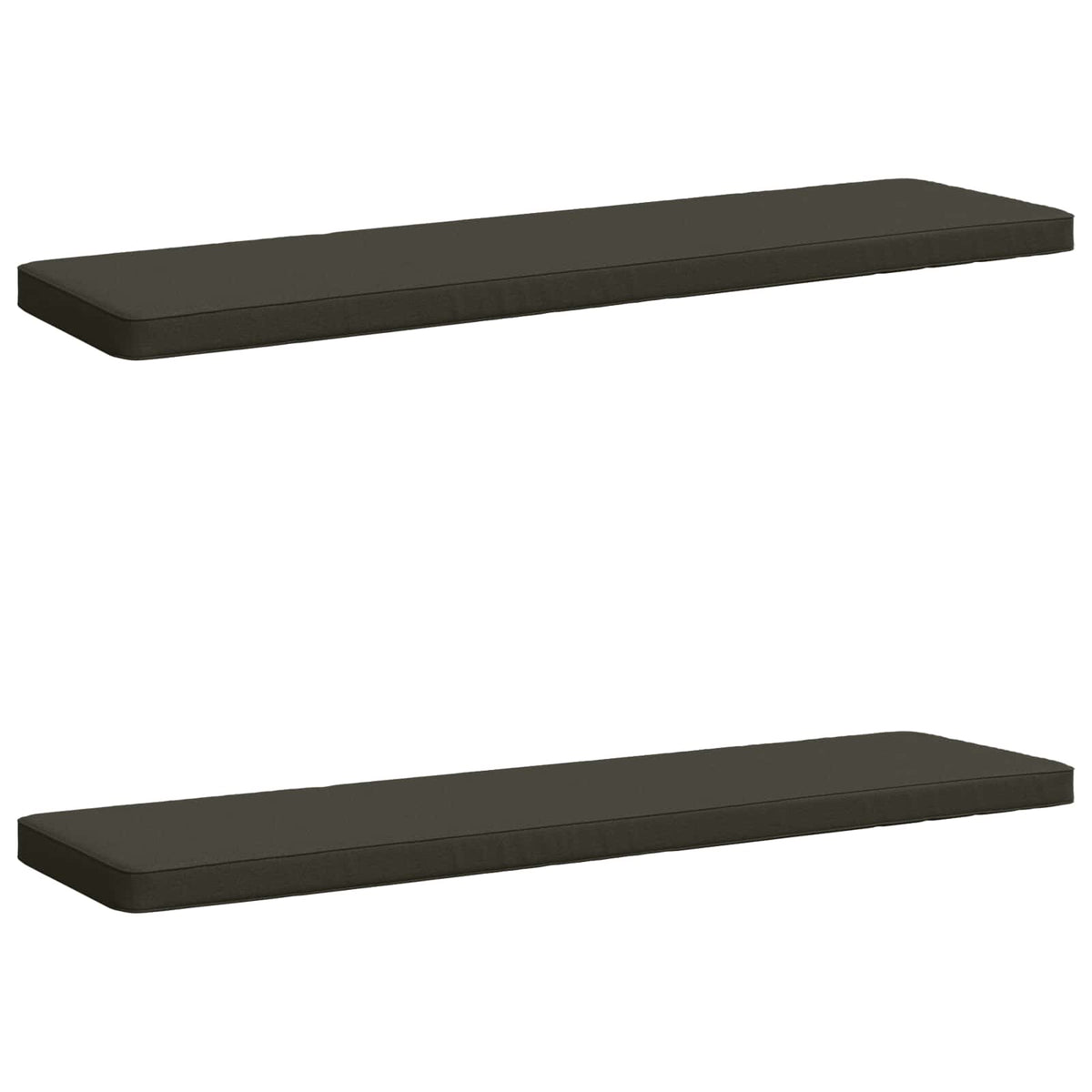 2-delige Bankkussens VUGHT 2 st 100% Polyester Antraciet