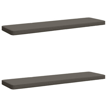 2-delige Bankkussens VUGHT 2 st 100% Polyester Grijs