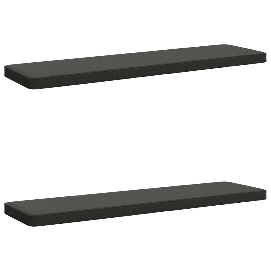 2-delige Bankkussens VUGHT 2 st 100% Polyester Antraciet