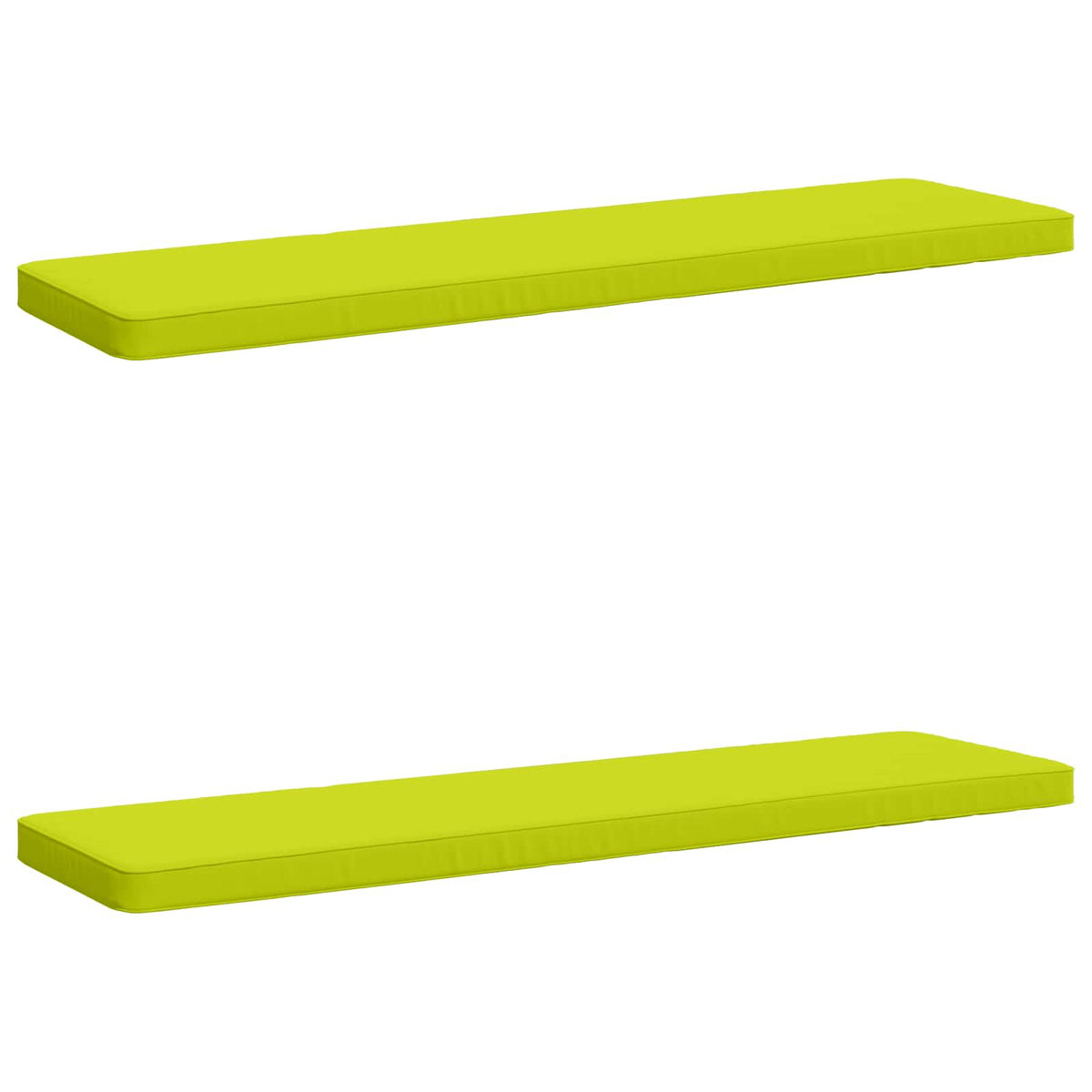 2-delige Bankkussens VUGHT 2 st 100% Polyester Helder groen