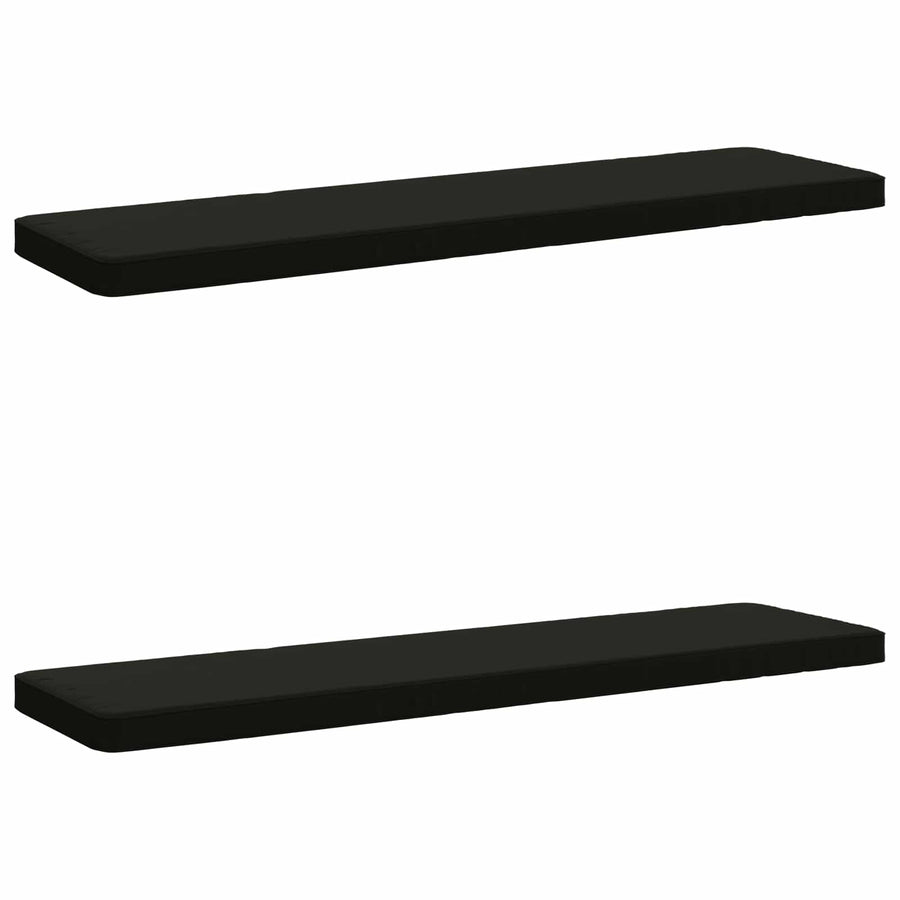 2-delige Bankkussens VUGHT 2 st 100% Polyester Zwart