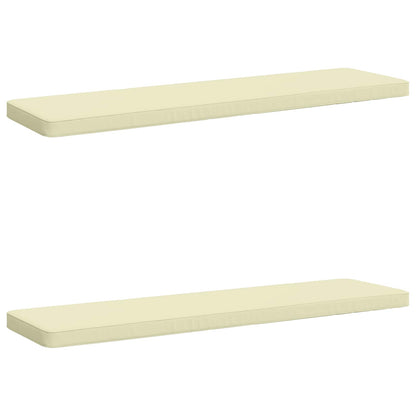 2-delige Bankkussens VUGHT 2 st 100% Polyester Crèmekleurig