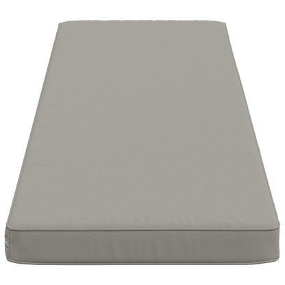 1-delig Bankkussen VUGHT 100% Polyester Grijs 160 x 40 x 5 cm