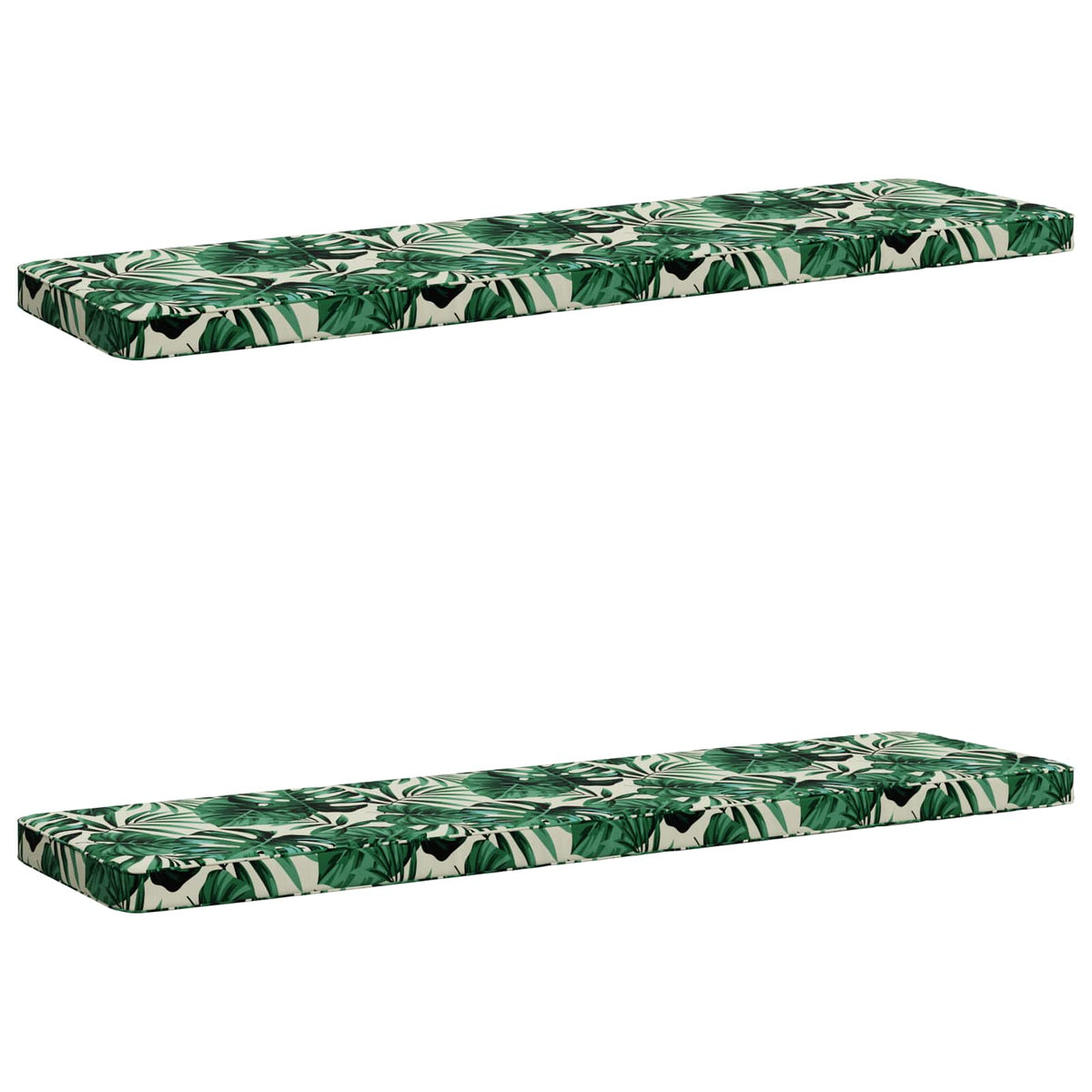 2-delige Bankkussens VUGHT 2 st 100% Polyester Bladpatroon