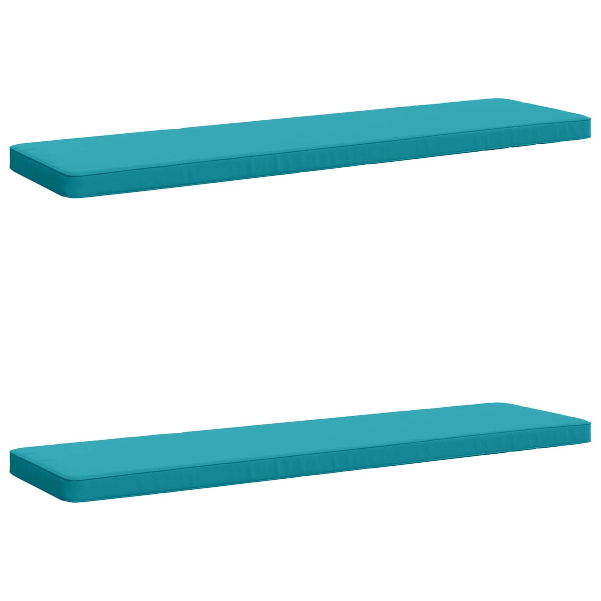 2-delige Bankkussens VUGHT 2 st 100% Polyester Turquoise