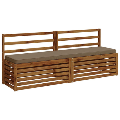 1-delig Bankkussen VUGHT 100% Polyester Taupe 170 x 40 x 5 cm