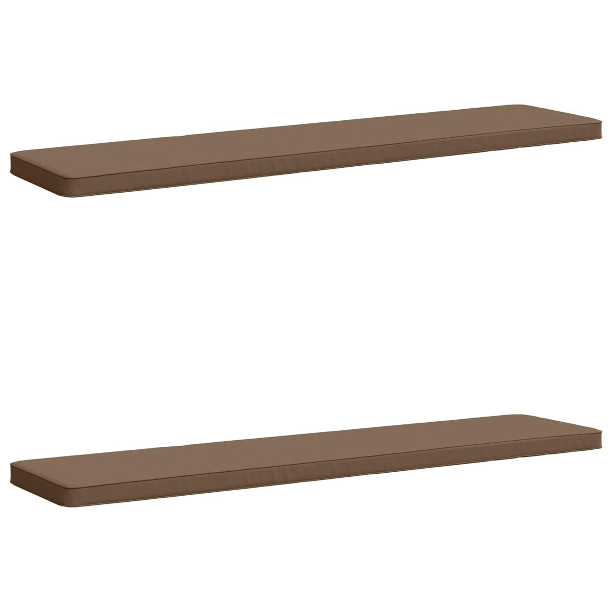 2-delige Bankkussens VUGHT 2 st 100% Polyester Taupe