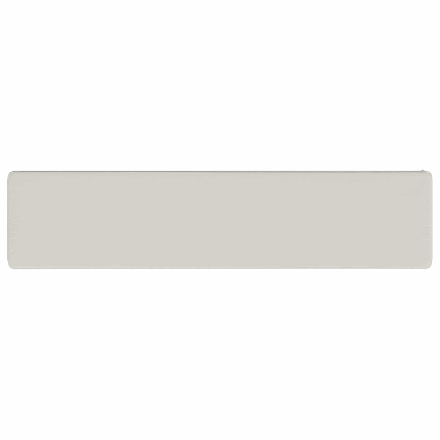 1-delig Bankkussen VUGHT 100% Polyester Wit 170 x 40 x 5 cm
