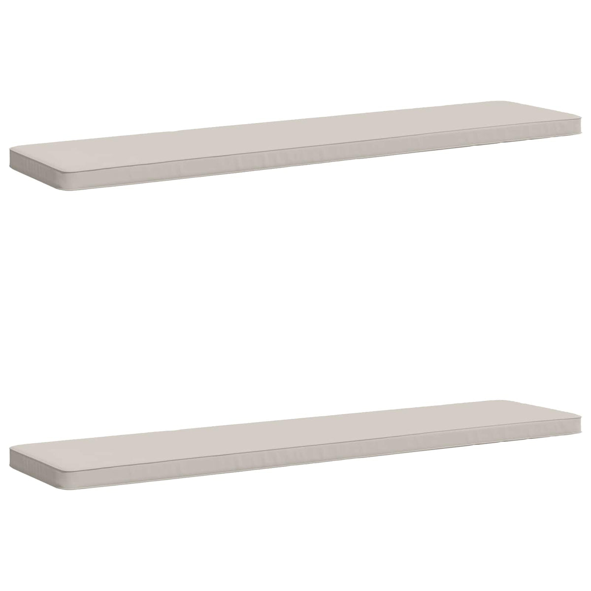 2-delige Bankkussens VUGHT 2 st 100% Polyester Wit