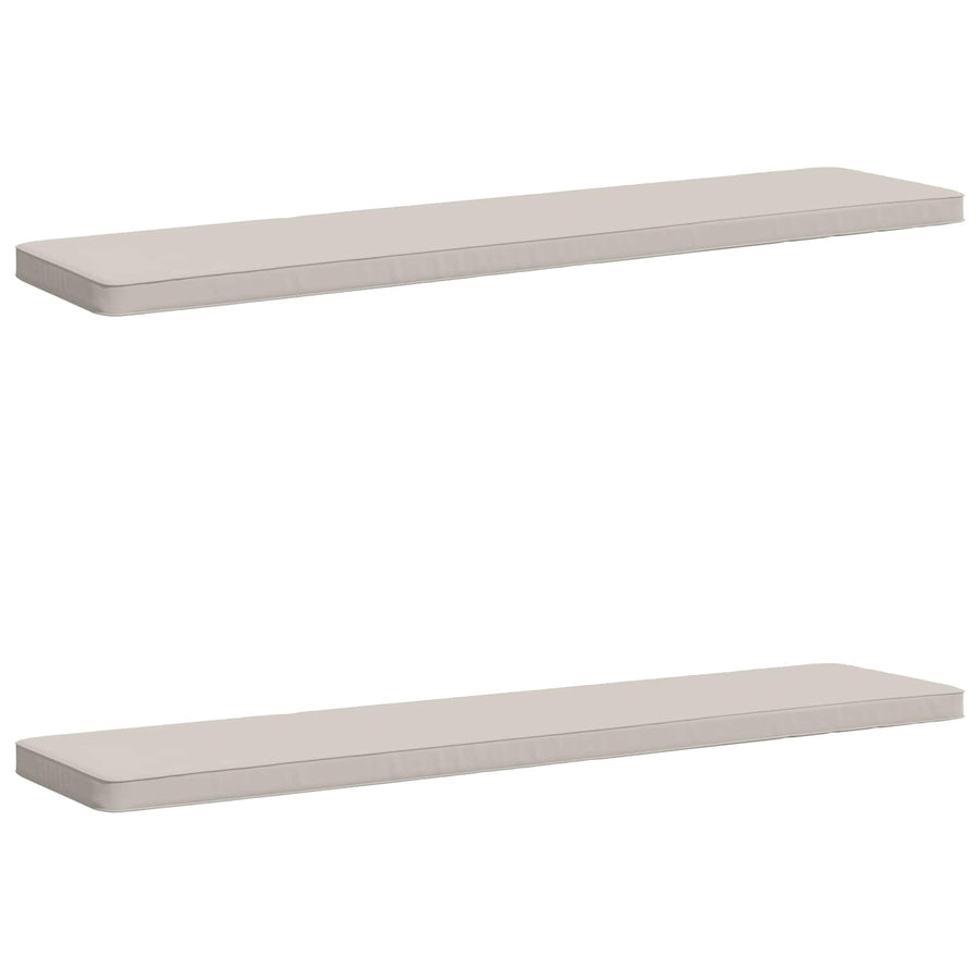 2-delige Bankkussens VUGHT 2 st 100% Polyester Wit