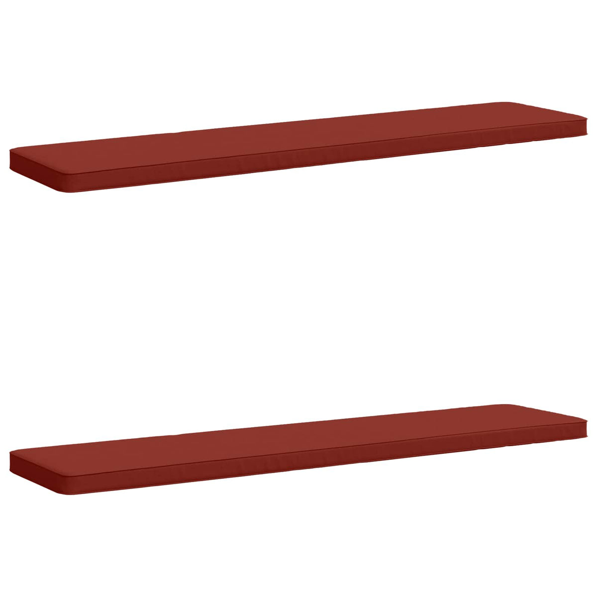 2-delige Bankkussens VUGHT 2 st 100% Polyester Rood