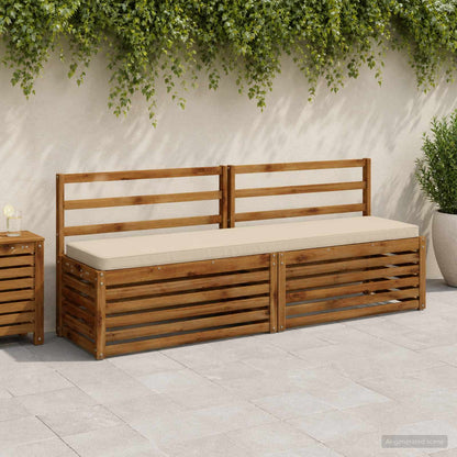 1-delig Bankkussen VUGHT 100% Polyester Beige 170 x 40 x 5 cm