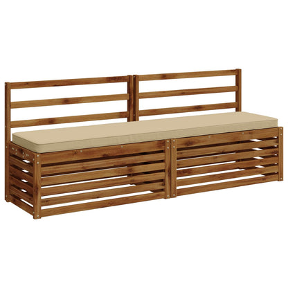 2-delige Bankkussens VUGHT 2 st 100% Polyester Beige