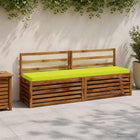 Bankkussens 2-delig VUGHT helder groen 100% polyester