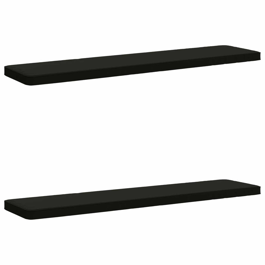 2-delige Bankkussens VUGHT 2 st 100% Polyester Zwart