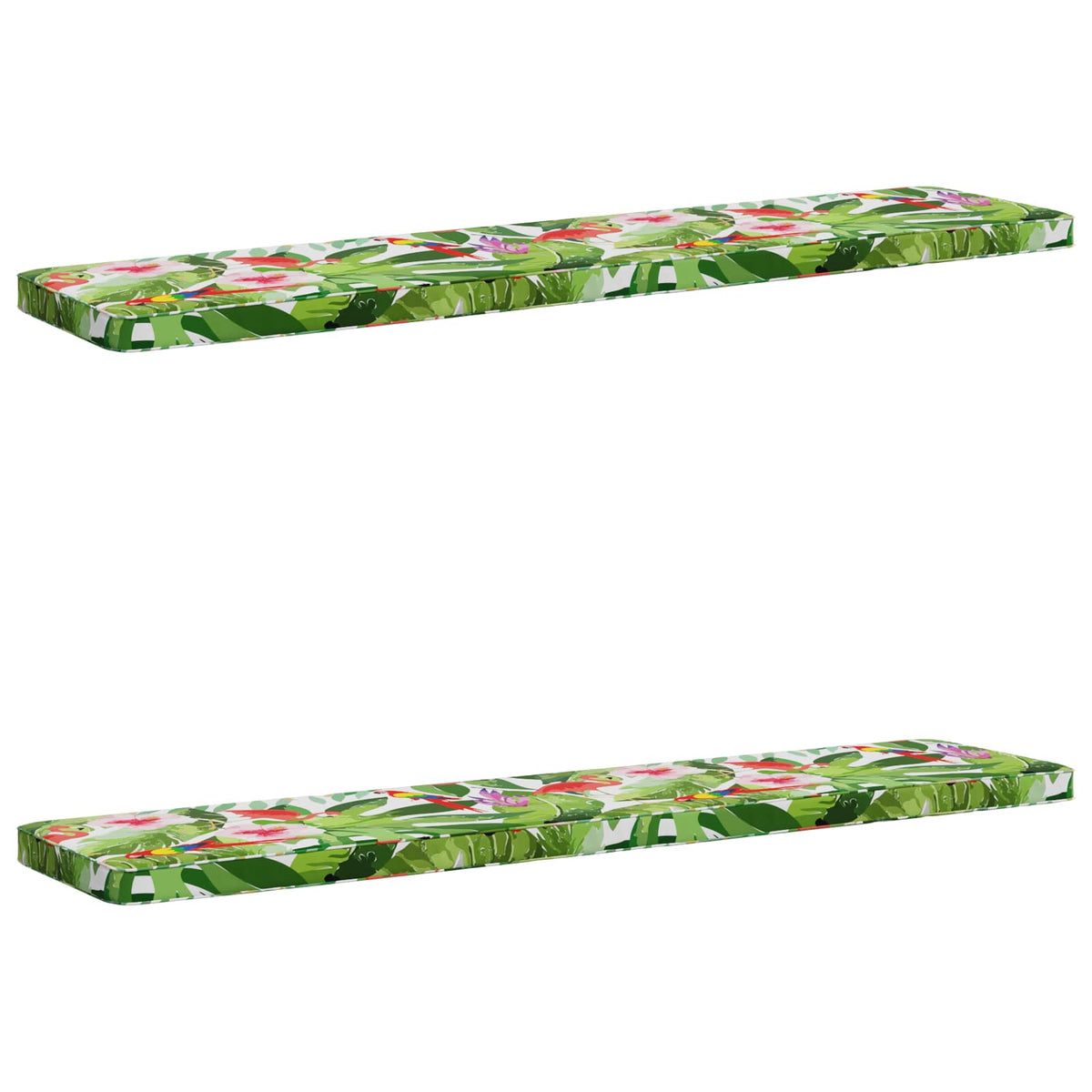 2-delige Bankkussens VUGHT 2 st 100% Polyester Meerkleurig