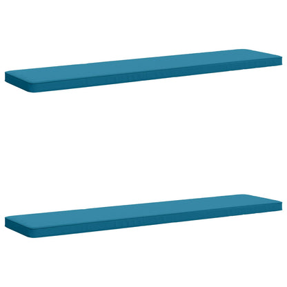2-delige Bankkussens VUGHT 2 st 100% Polyester Lichtblauw