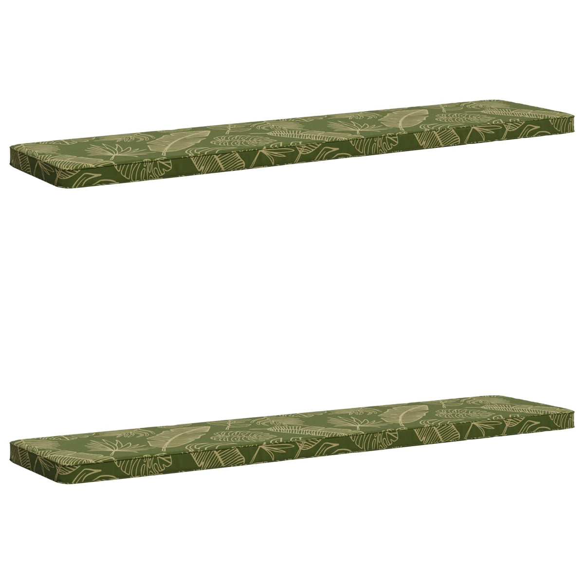 2-delige Bankkussens VUGHT 2 st 100% Polyester Bladontwerp