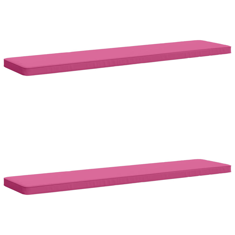 2-delige Bankkussens VUGHT 2 st 100% Polyester Roze