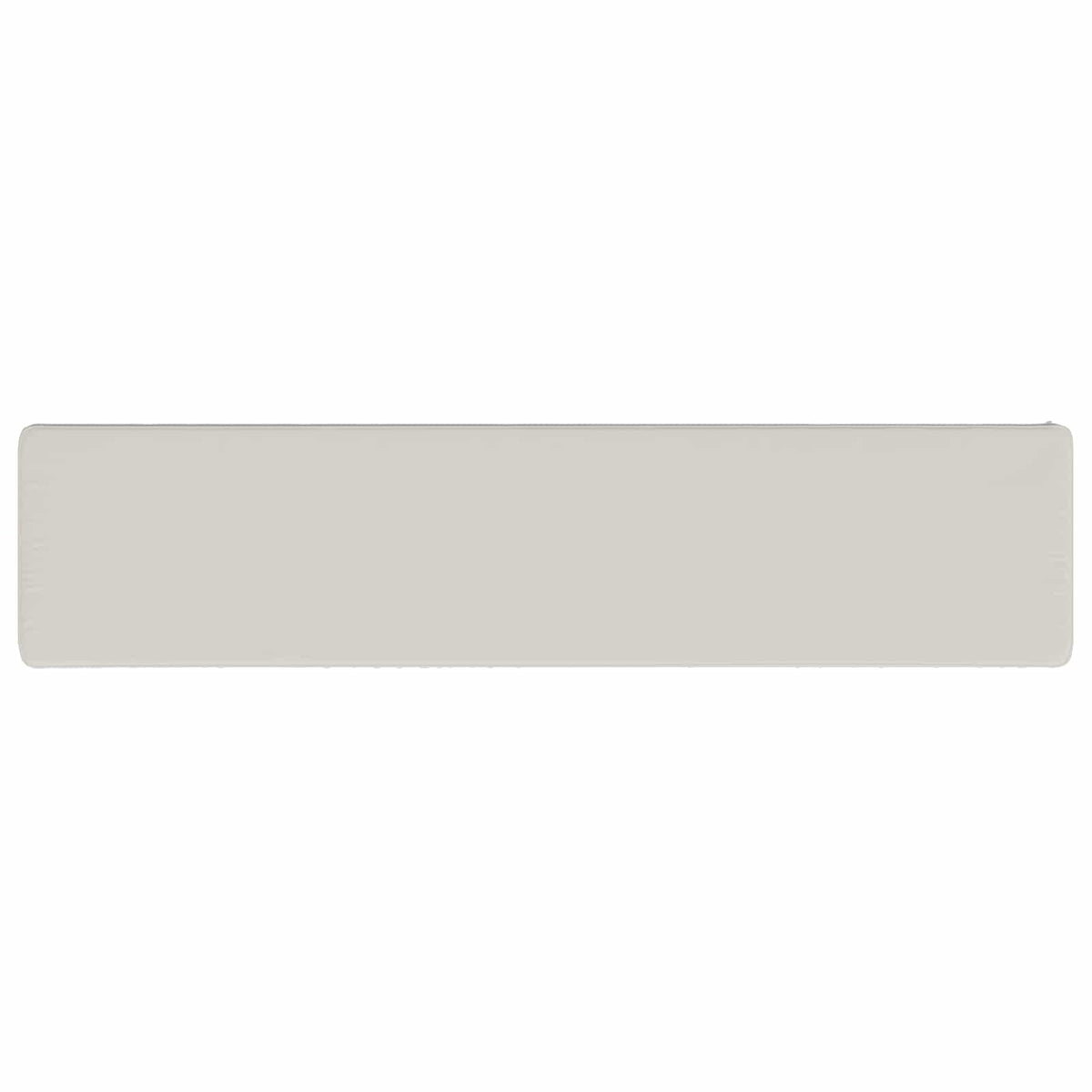 1-delig Bankkussen VUGHT 100% Polyester Wit 180 x 40 x 5 cm