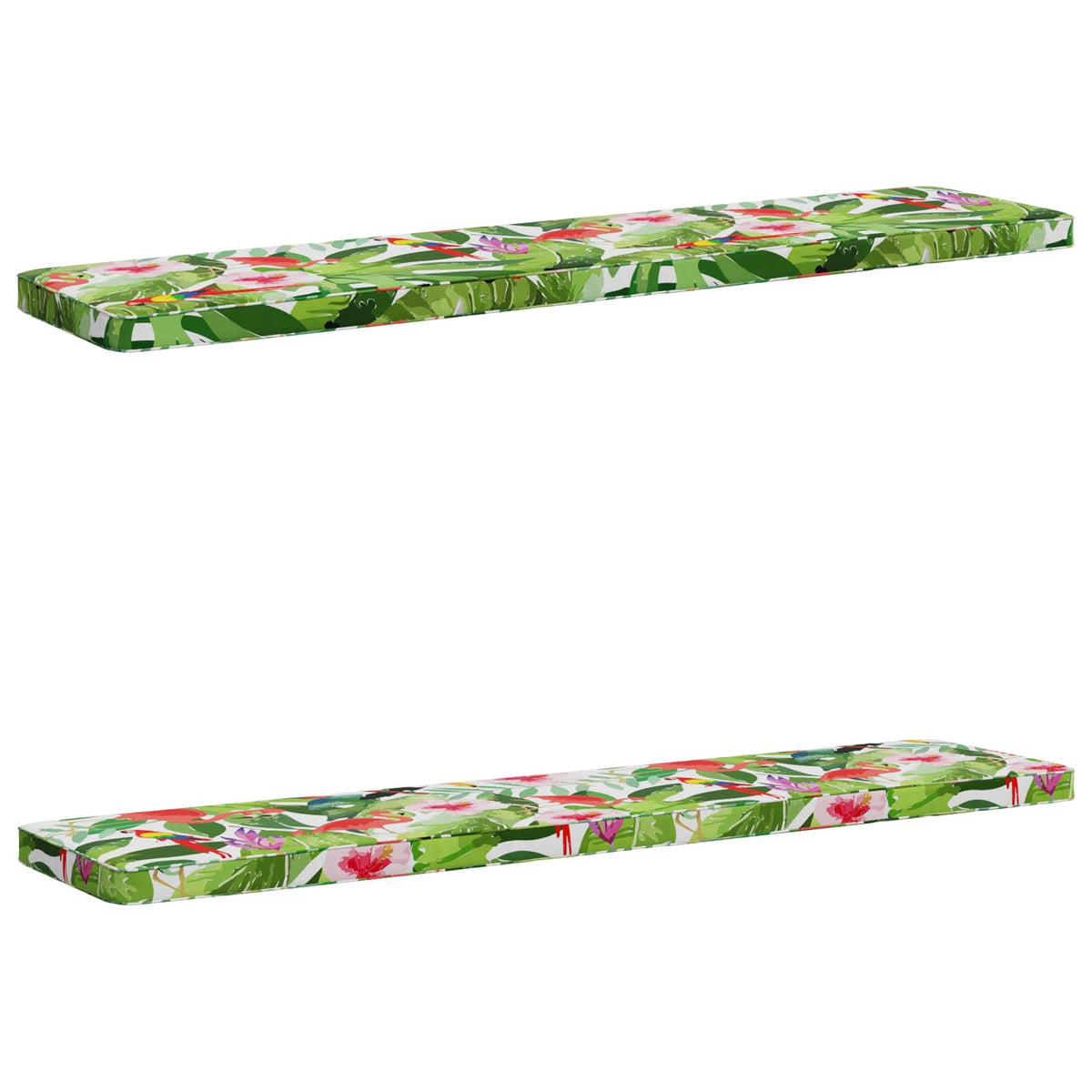 2-delige Bankkussens VUGHT 2 st 100% Polyester Meerkleurig