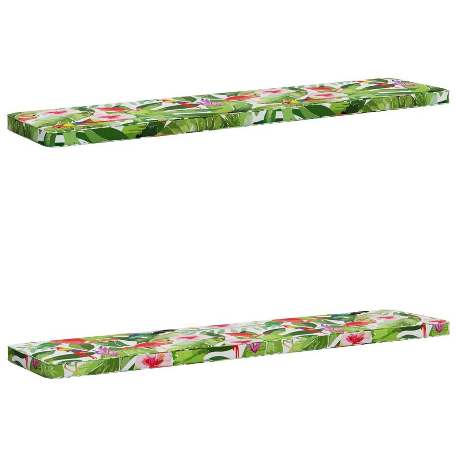 2-delige Bankkussens VUGHT 2 st 100% Polyester Meerkleurig