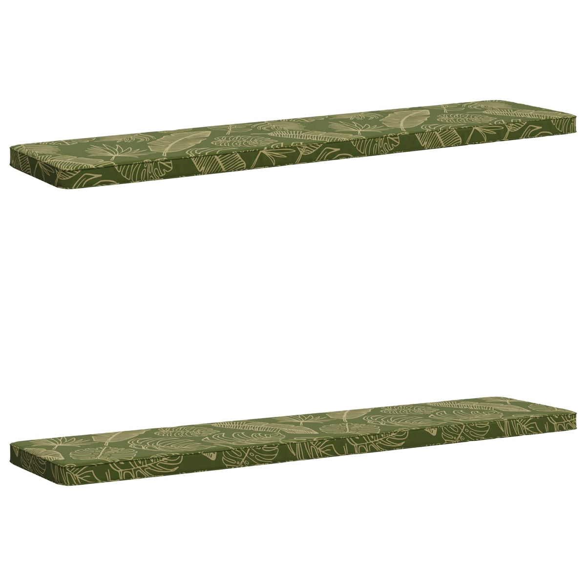 2-delige Bankkussens VUGHT 2 st 100% Polyester Bladontwerp
