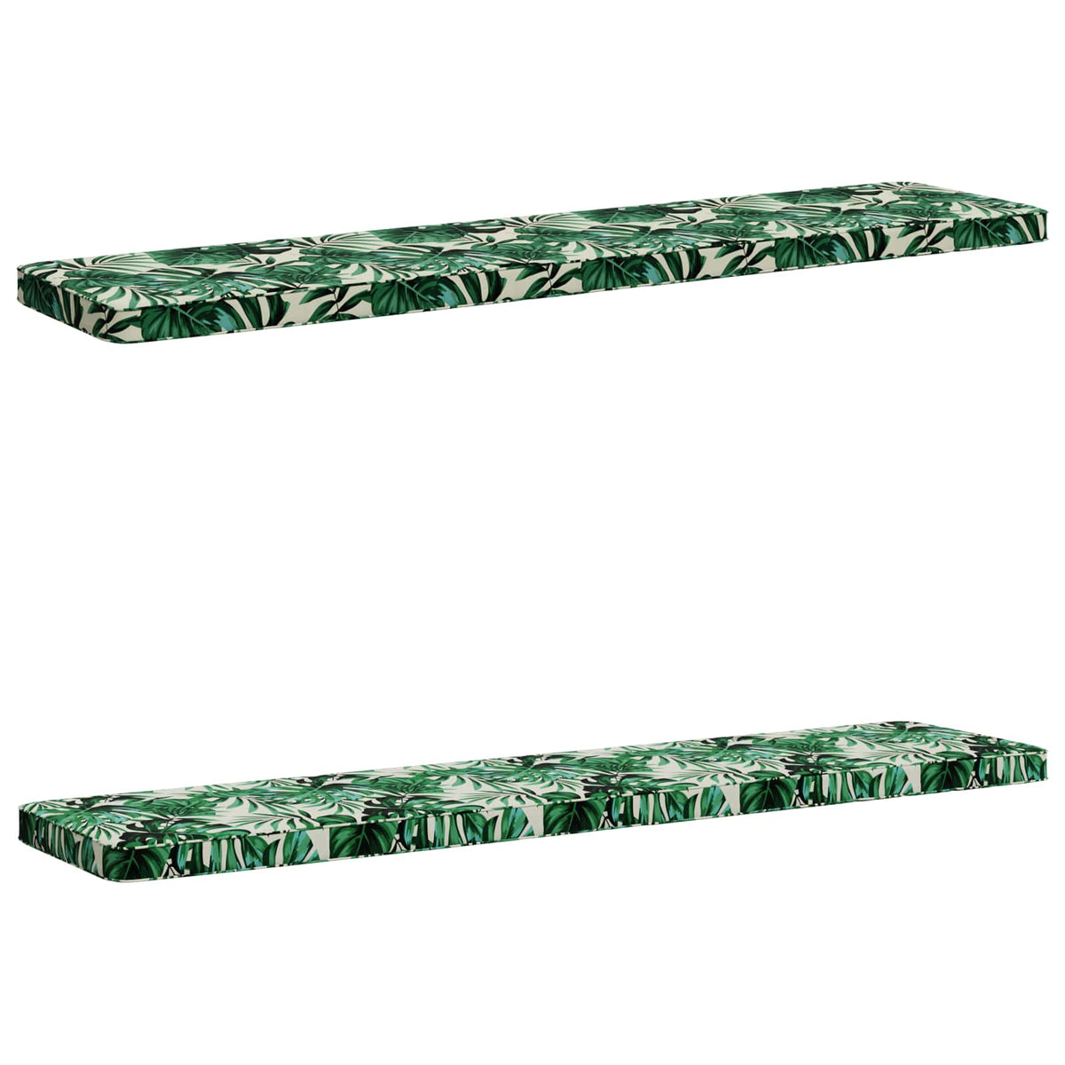 2-delige Bankkussens VUGHT 2 st 100% Polyester Bladpatroon