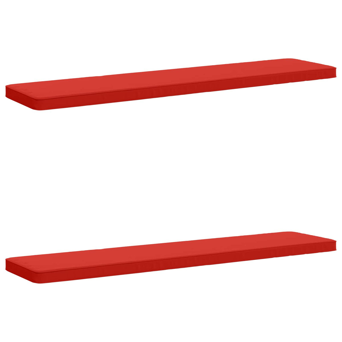 2-delige Bankkussens VUGHT 2 st 100% Polyester Rood
