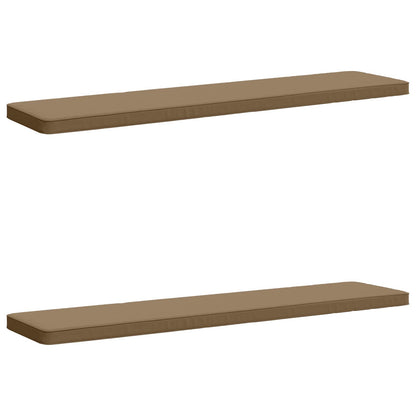 2-delige Bankkussens VUGHT 2 st 100% Polyester Taupe