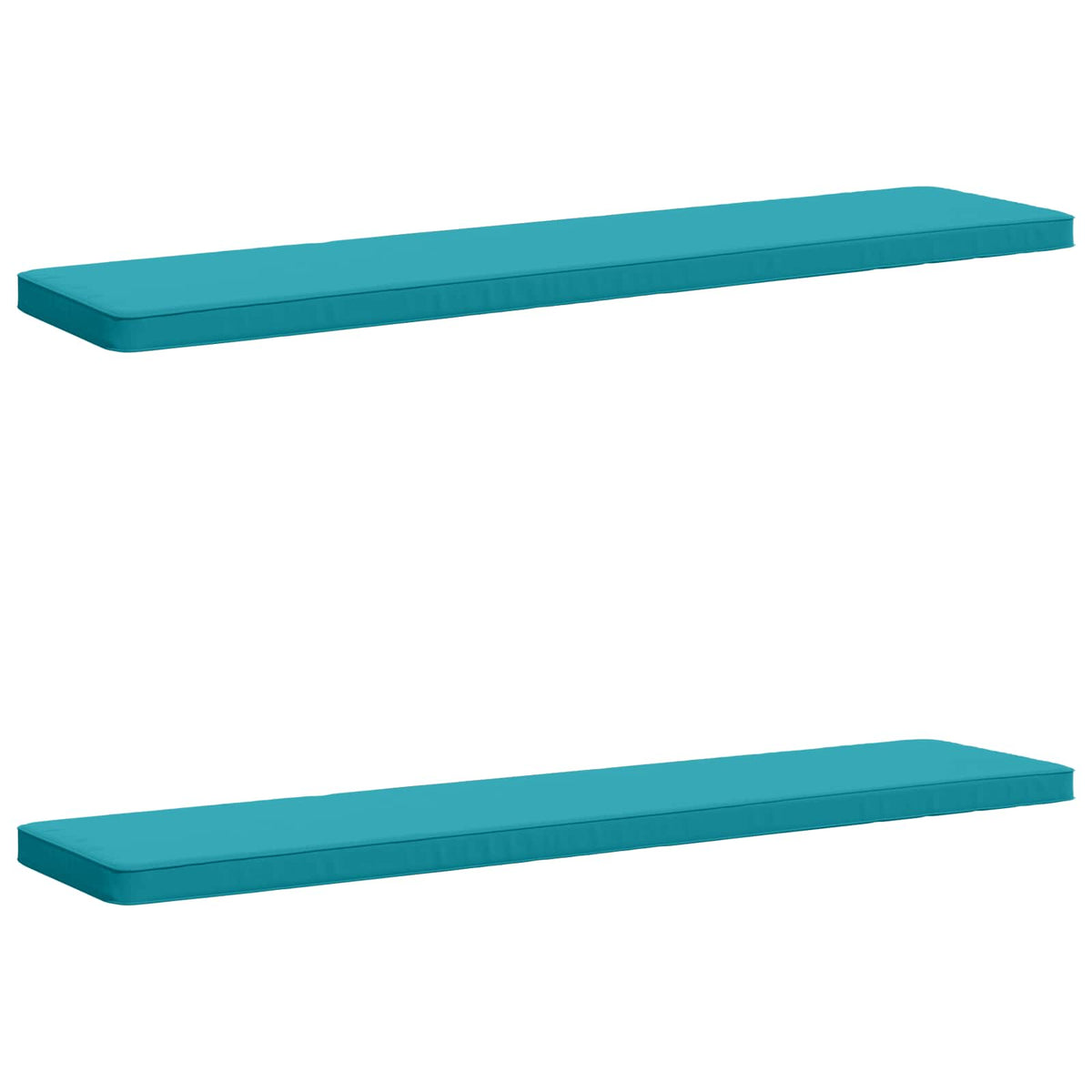 2-delige Bankkussens VUGHT 2 st 100% Polyester Turquoise