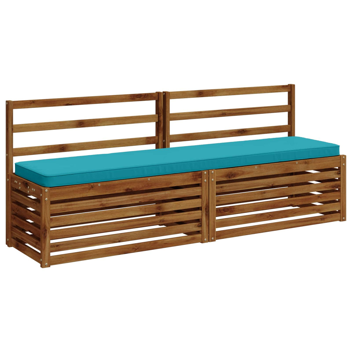 2-delige Bankkussens VUGHT 2 st 100% Polyester Turquoise