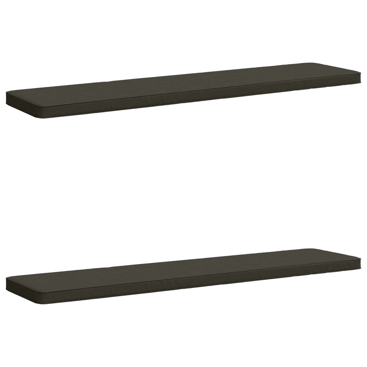2-delige Bankkussens VUGHT 2 st 100% Polyester Antraciet